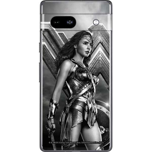 The Justice League (2017) Wonder Woman Poster Google Pixel 7a Skin